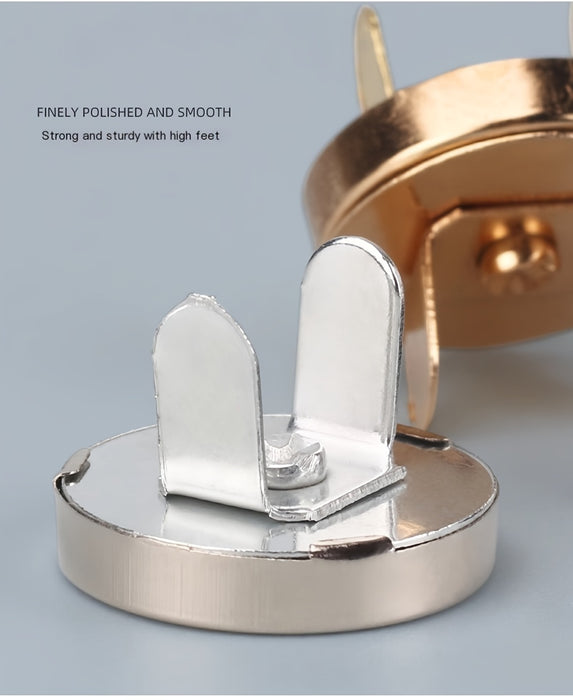 Pack Of 10 Magnetic Clasps, 14-18MM, For Handbags, Wallets, Craft Bags, And Accessories