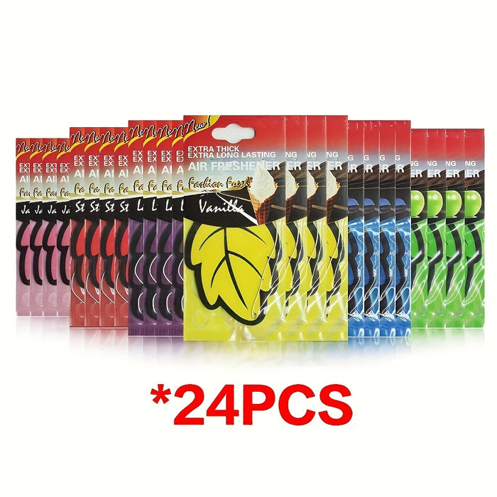 2/6/12/24pcs Car Air Freshener Smell Car Perfume For Car Interior Accessories Air Freshener Customization.