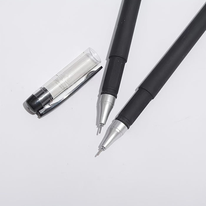 10-piece 10-Piece Gel Pen Set: Red, Black, Water & Carbon Pens for Students, Exams & Office Use