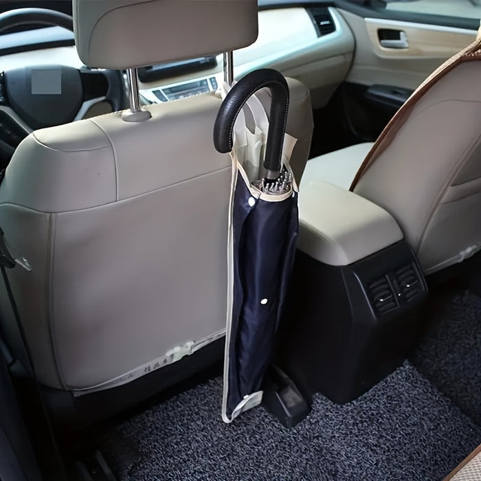 Waterproof Umbrella Holder for Cars, a Storage Organizer for Car Seat Back Pockets. Use This Waterproof Hanging Umbrella Storage Bag to Keep Your Vehicle Tidy And Dry! (29.5*6.8*2) Inches