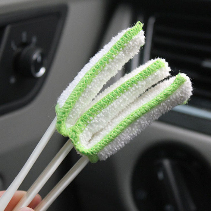 2-in-1 Car Air Conditioning Vent Dust Cleaner: Internal Cleaning Tool for Interior Air Vents