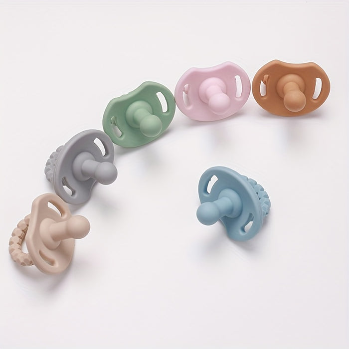 3packs Silicone Baby Pacifier - BPA Free, 100% Food Grade Silicone - For Baby & Toddlers - Perfect for Halloween & Christmas Gifts