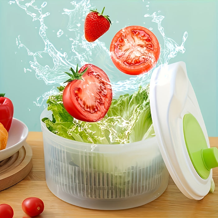 1pc versatile RV kitchen kit: vegetable and fruit dryer, salad spinner, colander basket and drainer-save time and effort for RV travel, camping, preparing healthy meals