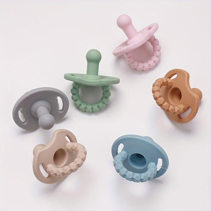 3packs Silicone Baby Pacifier - BPA Free, 100% Food Grade Silicone - For Baby & Toddlers - Perfect for Halloween & Christmas Gifts