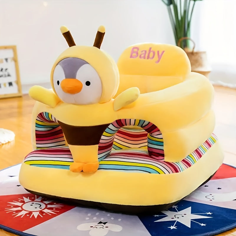 1 Cute Cartoon Youngsters Sofa Chair - Soft, Thickened, Sturdy Green Safe for Youngsters to Safely Learn to Sit And Play - Portable, Space-saving Design