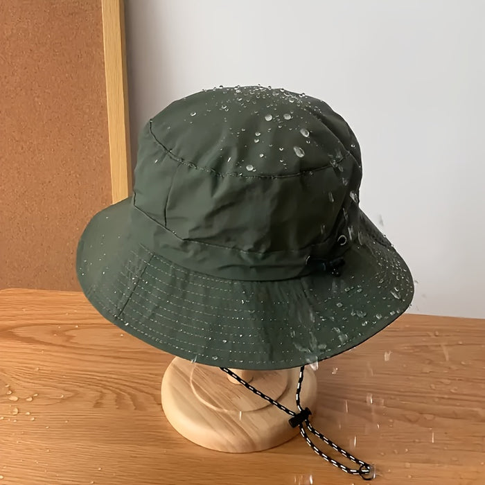 Multifunctional Waterproof Outdoor Fisherman Hat, Foldable Sun Protection Quick-Drying Fishing Hiking Cap