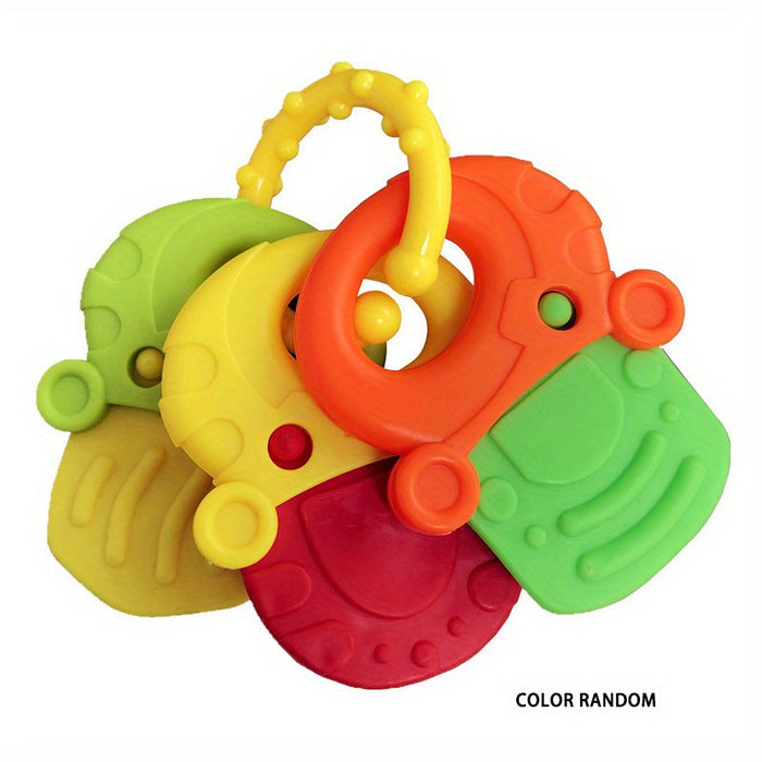 Baby Teething Toys, Silicone Baby Teether Freezer, Teether Keys, Fruit Shape Teether Set For Infant Boys And Girls easter gift