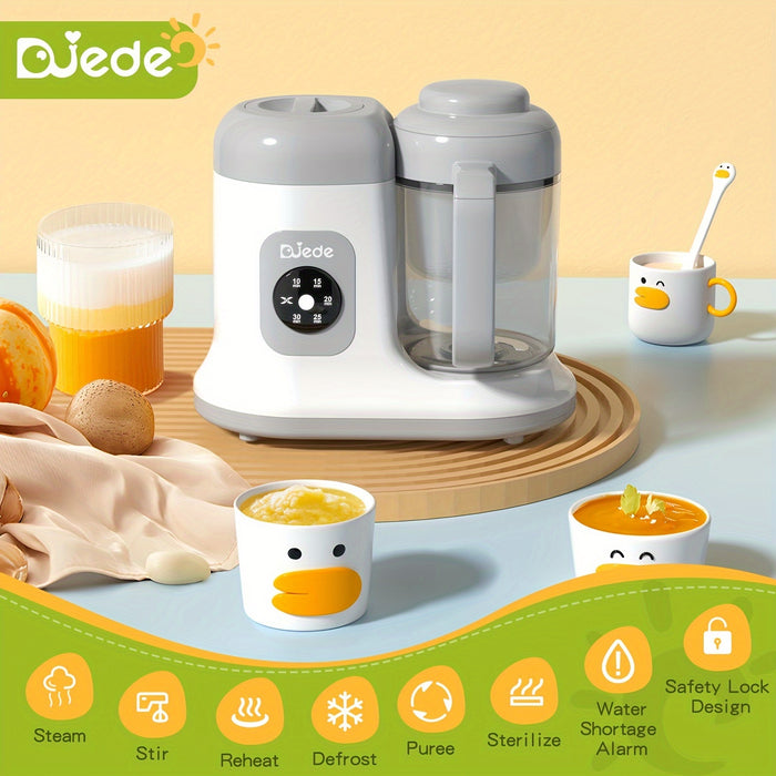 Youngsters Food Maker - Auto Cooking, One Button Control | Processor Steamer Puree Blender for Healthy Homemade Food, White