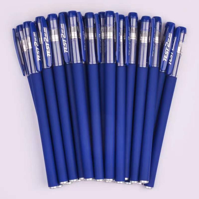 10-piece 10-Piece Gel Pen Set: Red, Black, Water & Carbon Pens for Students, Exams & Office Use