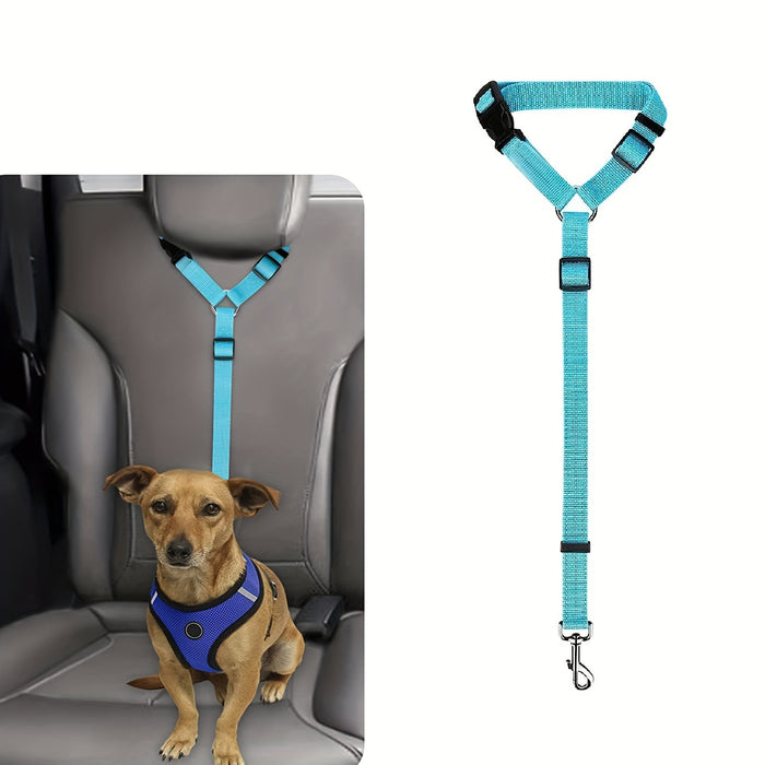 1pc Dog Seat Belt For Vehicle Secure, Pet Car Tether Safety Leash For Dogs In Vehicles, Dog Seatbelt Tether, Dog Seat Belt Buckle, Dog Car Seat Belt Christmas Gift