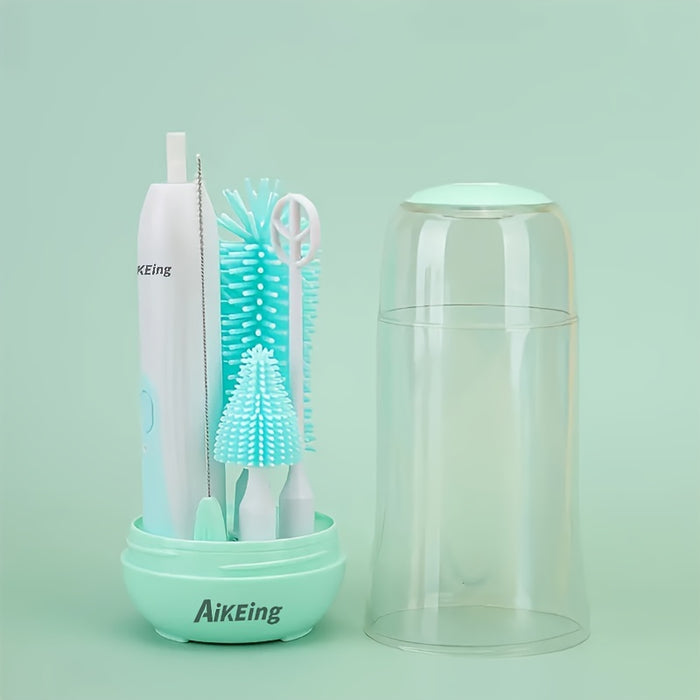 [UV Electric Bottle Brush] Aikeing Electric Bottle Brush - Multifunctional Cleaning Cup Set With UV Sterilization - Perfect Gift For Mom