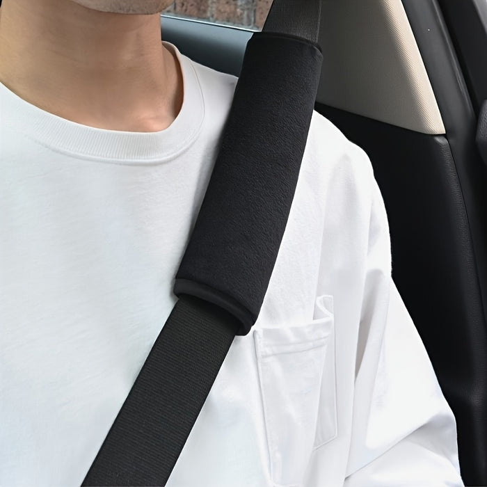 2pcs/set 2-Piece Car Seat Belt Covers, Soft Shoulder Pads for Adults & Teenagers, Comfortable Car Seat Belt Cushions for Cars, Trucks
