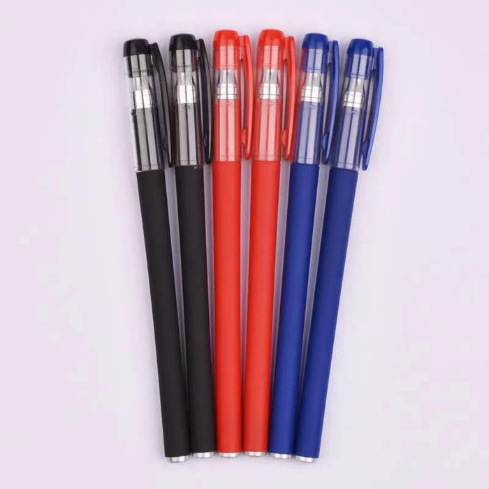 10-piece 10-Piece Gel Pen Set: Red, Black, Water & Carbon Pens for Students, Exams & Office Use