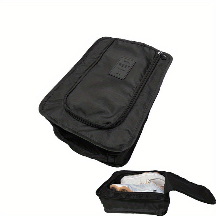 Portable Folding Travel Shoe Bag, Waterproof Beach Shoe Storage Bag for Men & Women, Multifunctional Compact Storage Solution