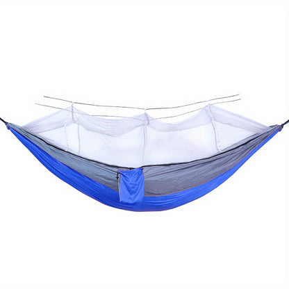Anti-Rollover Double Hammock with Mosquito Net for Outdoor Camping and Home Use Christmas Gift