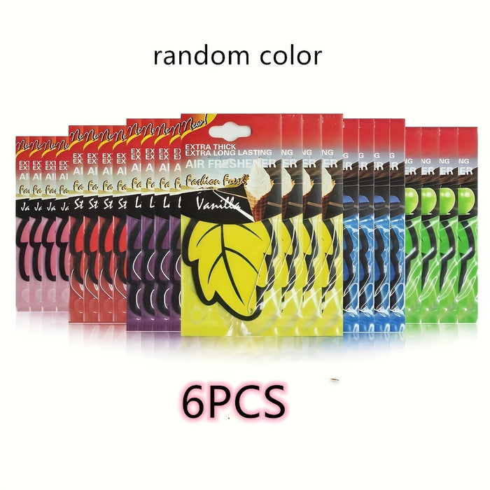 2/6/12/24pcs Car Air Freshener Smell Car Perfume For Car Interior Accessories Air Freshener Customization.