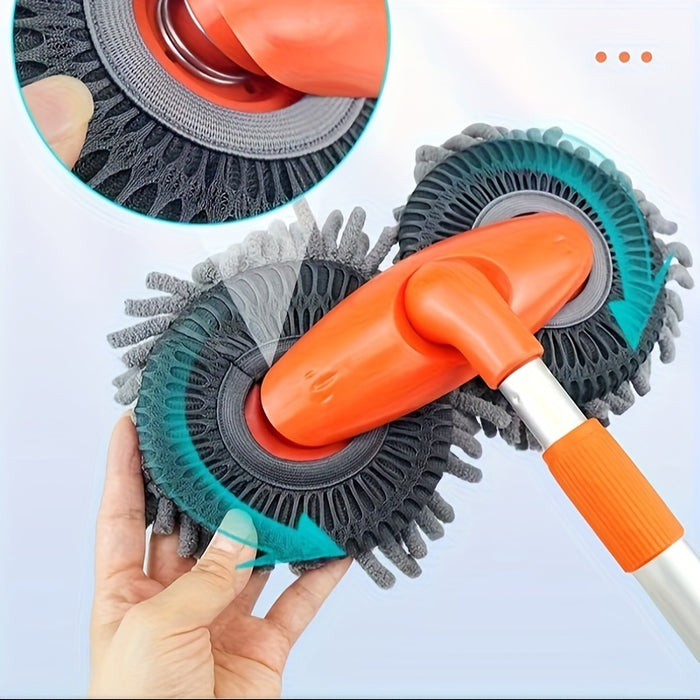 Double Head Suspended 360 Degree Rotating Car Wash Brush 1pc