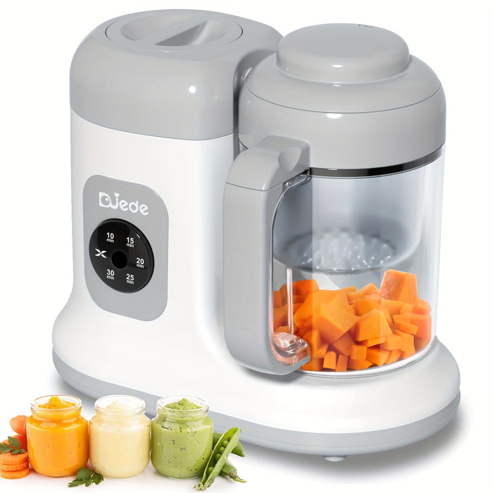 Youngsters Food Maker - Auto Cooking, One Button Control | Processor Steamer Puree Blender for Healthy Homemade Food, White