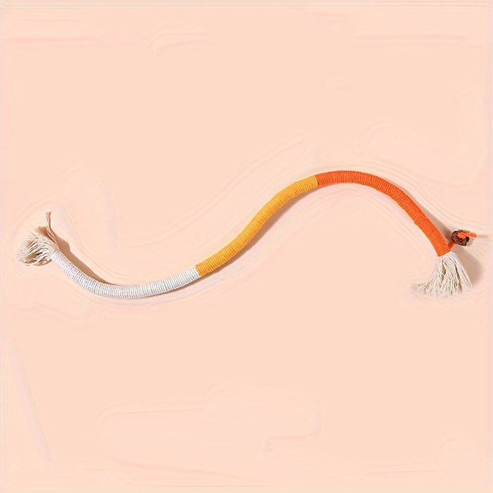 1pc Durable Cat Bite Rope Toy:  Interactive Cat Teeth Grinding Rope for Indoor Cats