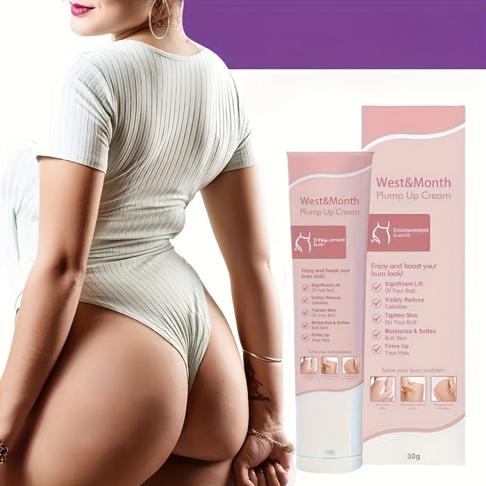 30g Plump Up Cream, Butt Improvement Elasticity Cream, Butt Enhancement Skincare Cream, Body Cream, Skincare Cream, Firming, Enhancing Your Curve, Natural Hip Lifting Technique