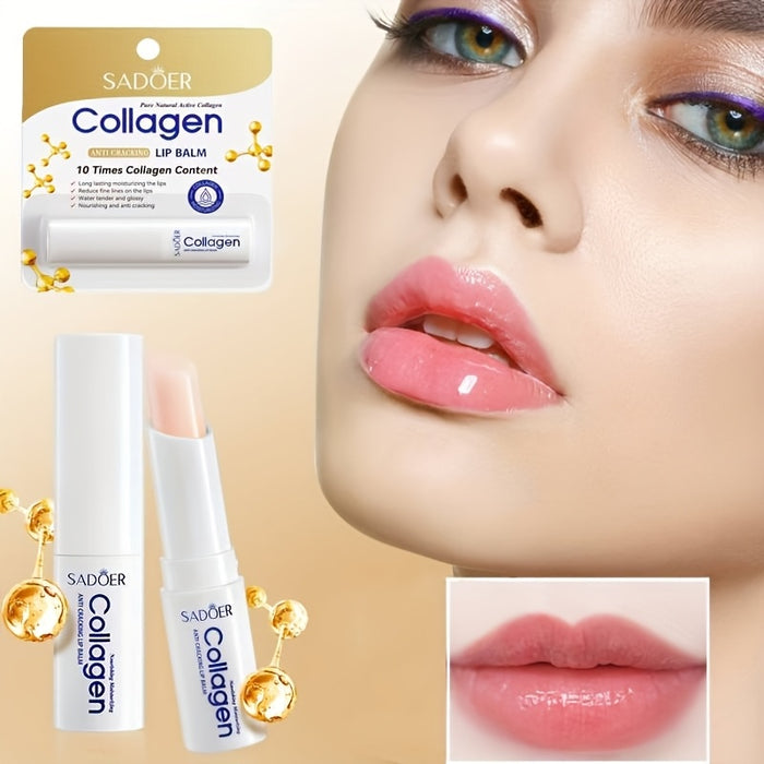 Collagen Lip Balm - Hydrating and Moisturizing, 2.7g
