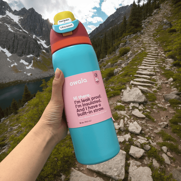 Owala freesip 32oz Stainless Steel Vacuum Insulated Tumbler with Straw Lid & Handle - Double-Wall Thermal Cup, Leakproo Travel, Office Reusable Insulated Bottle for Hot/Cold Drinks, Gym, Travel, Office Available in multiple c