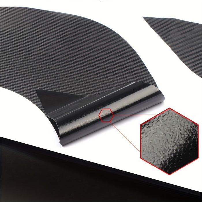 4 pcs 4 Pcs Universal Carbon Fiber Car Door Handle Protectors - Scratch Resistant Adhesive Film