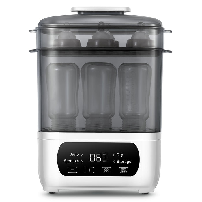 4-in-1 Bottle Steamer & Dryer - Fit, LED Touch Screen, Auto Shut-Off, 110V-130V