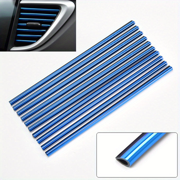 10pcs 10 Pcs Car Air Conditioner Outlet Decorative U-Shape Moulding Trim for Car Styling Door Edge Corner Protector