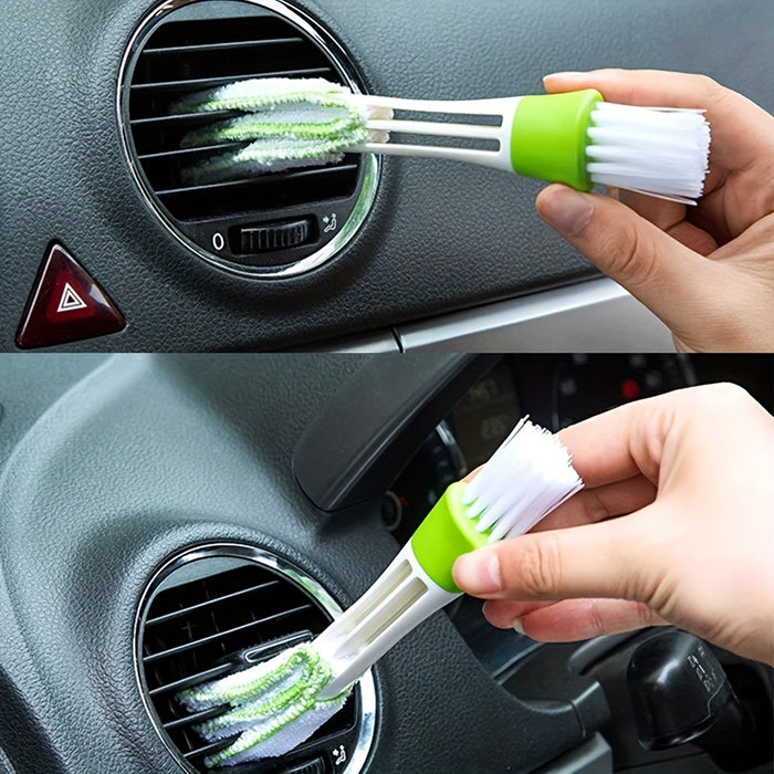 2-in-1 Car Air Conditioning Vent Dust Cleaner: Internal Cleaning Tool for Interior Air Vents