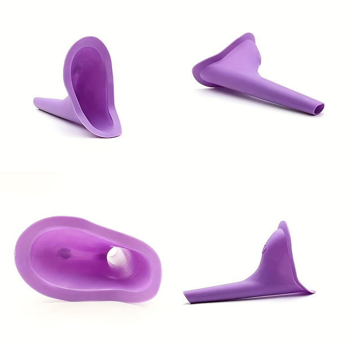 [Everyday Comfort] Lightweight Portable Emergency Urinal for Women - Purple Stand-Up Pee Device for Outdoor Travel & Camping, Hygienic & Easy-to-Use Design, Portable Toilet for Camping