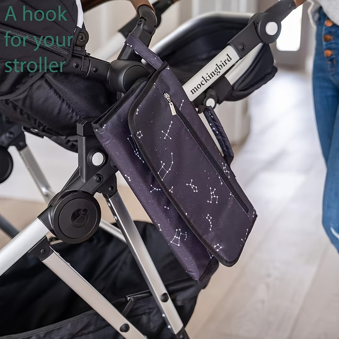Portable Changing Pad For Baby Diaper Bag Or Changing Table Pad.One-Hand Diaper Change Pad. Waterproof Travel Changing Pad. BabyShower Gifts, Newborn Baby Essentials, Unisex Baby Stuff, ChristmasHalloween Thanksgiving Day Gif