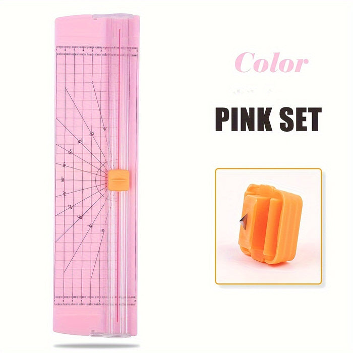 Portable A4/A5 Paper Cutter with Automatic Safety Guard for Scrapbooking, Photo Cutting, Labels, and Cards