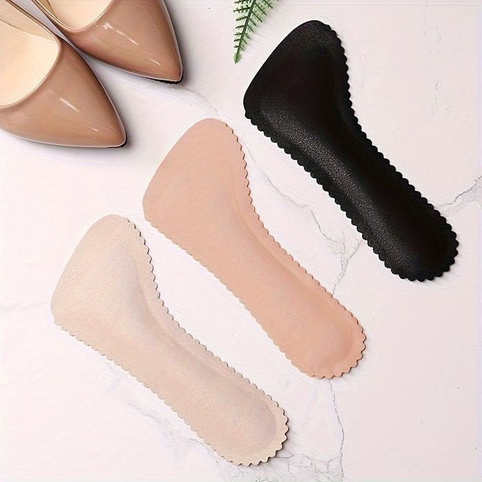 1pair Non-slip Cropped Insoles, High-heeled Shoes Insoles, Soft Breathable Sweat-absorbing Insoles