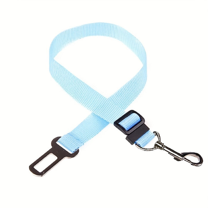 1pc Adjustable Car Seatbelt Harness for Pets, Dog & Cat Safety Seat Belt Lead