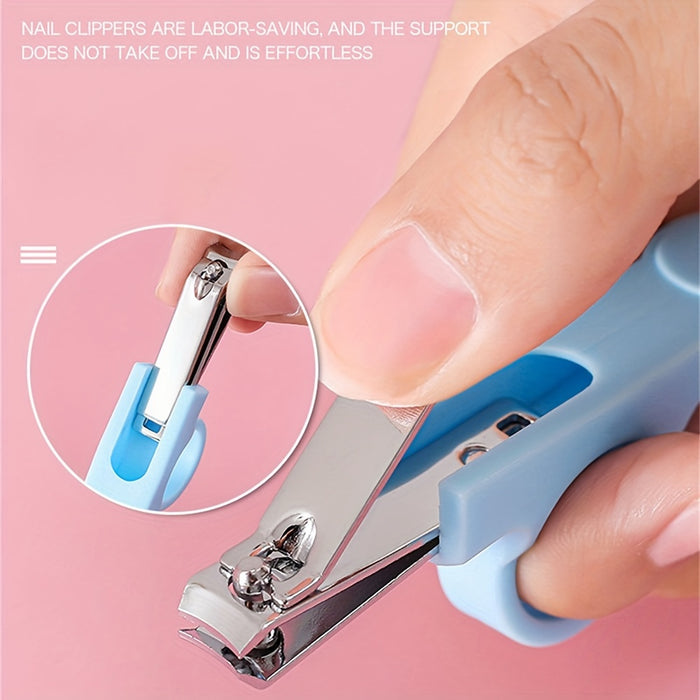 6pcs/set, Comb Brush Nail Clipper Scissors Set, Manicure Pedicure Tool Set