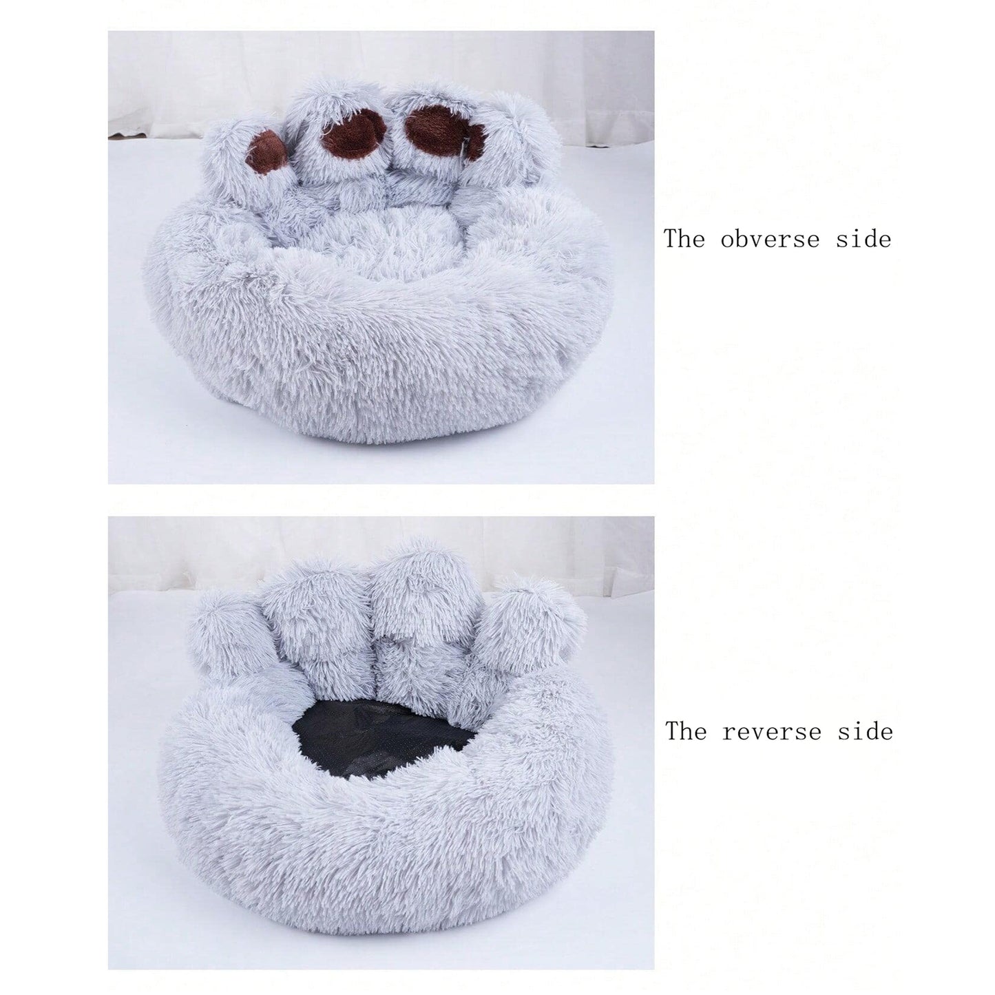 Soft Long Plush Cat kennel dog kennel winter warm pet bed Cat Bed Cat Mat Animals Sleeping Sofa Christmas Gift