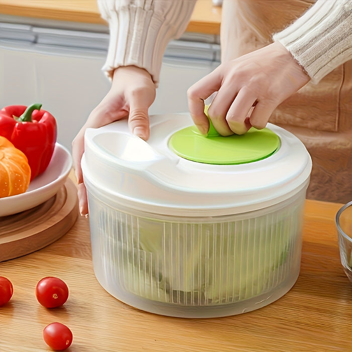 1pc versatile RV kitchen kit: vegetable and fruit dryer, salad spinner, colander basket and drainer-save time and effort for RV travel, camping, preparing healthy meals