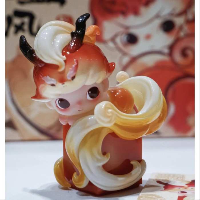 Dimoo Stories In The Cup Series Blind Box Mystery Surprise Box Cute Doll Ornament Toy Gift