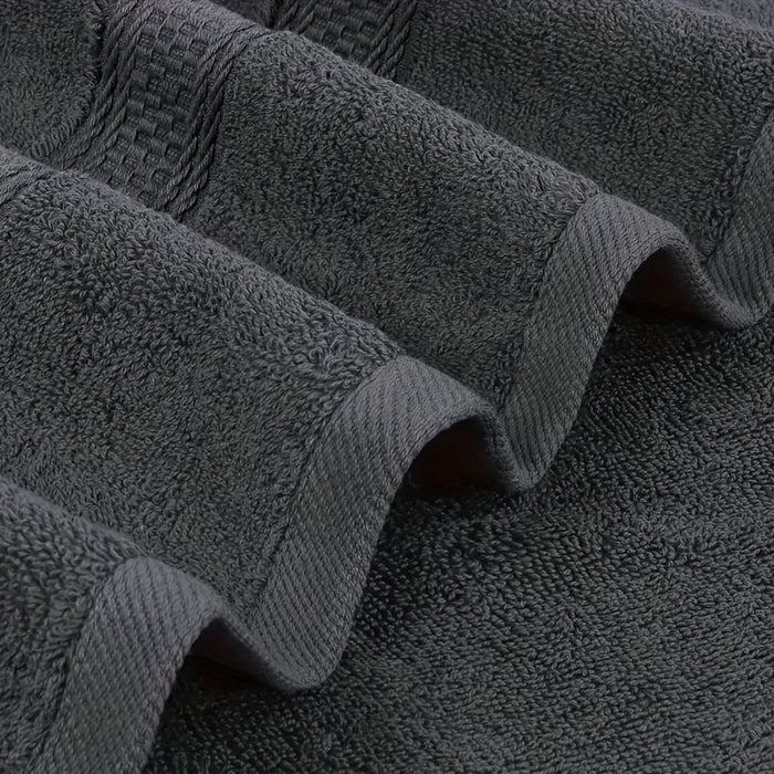 4-Pack Luxurious Cotton Hand Towels - Woven Face Towels, Highly Absorbent, Soft & Skin-Friendly for Home, Hotel, Spa