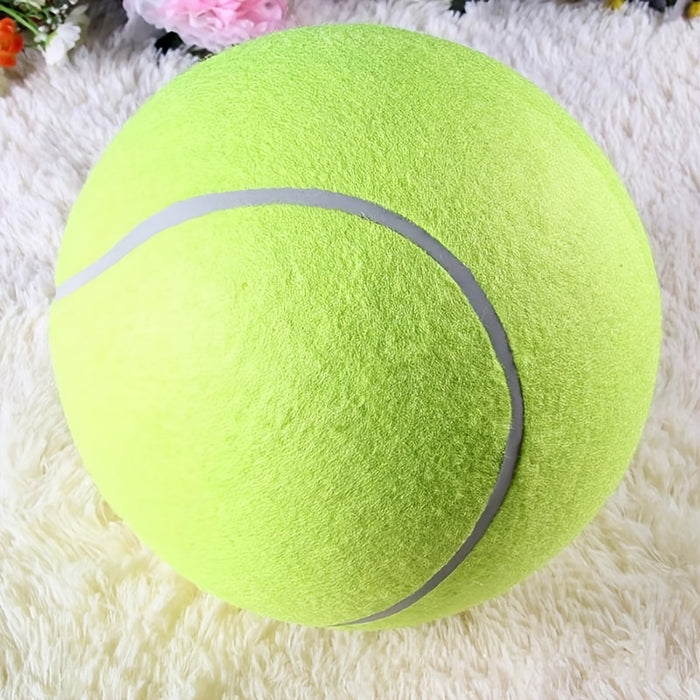 1pc Interactive Dog Toy - 24cm/9.5in Pet Tennis Ball For Training And Playtime