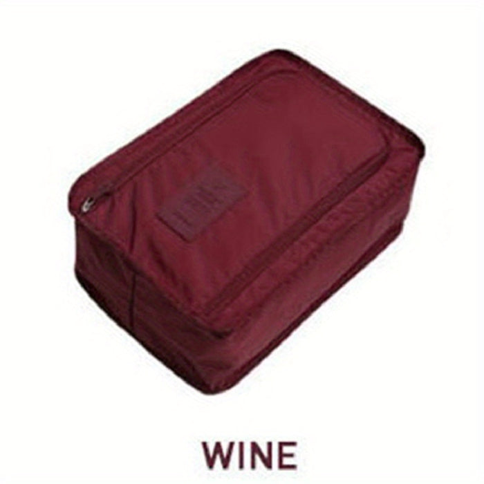 Portable Folding Travel Shoe Bag, Waterproof Beach Shoe Storage Bag for Men & Women, Multifunctional Compact Storage Solution