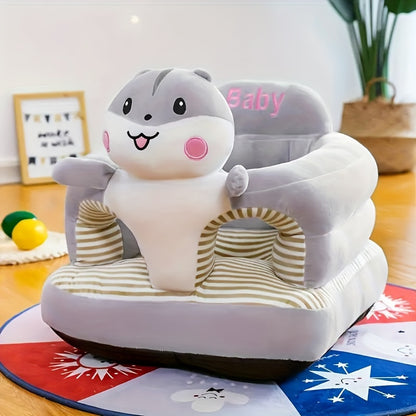 1 Cute Cartoon Youngsters Sofa Chair - Soft, Thickened, Sturdy Green Safe for Youngsters to Safely Learn to Sit And Play - Portable, Space-saving Design