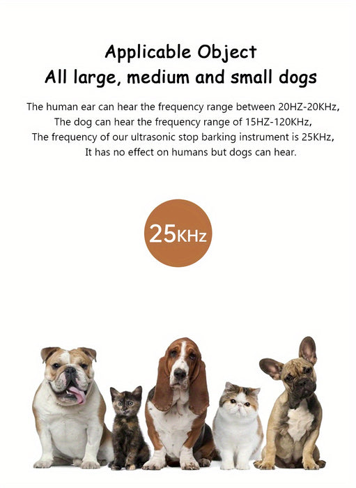 Stop Unwanted Barking Instantly with this Automatic Ultrasonic Dog Repellent Device