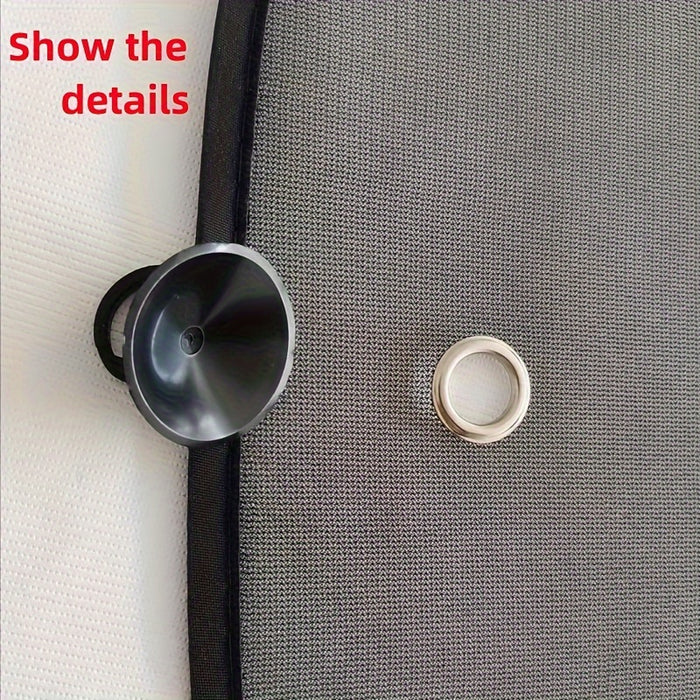 2-pack 2-Pack Car Suction Cup Sunshades, Window Sunshades for Cars, Block Sun Heat and UV Rays, Side Window Insulation