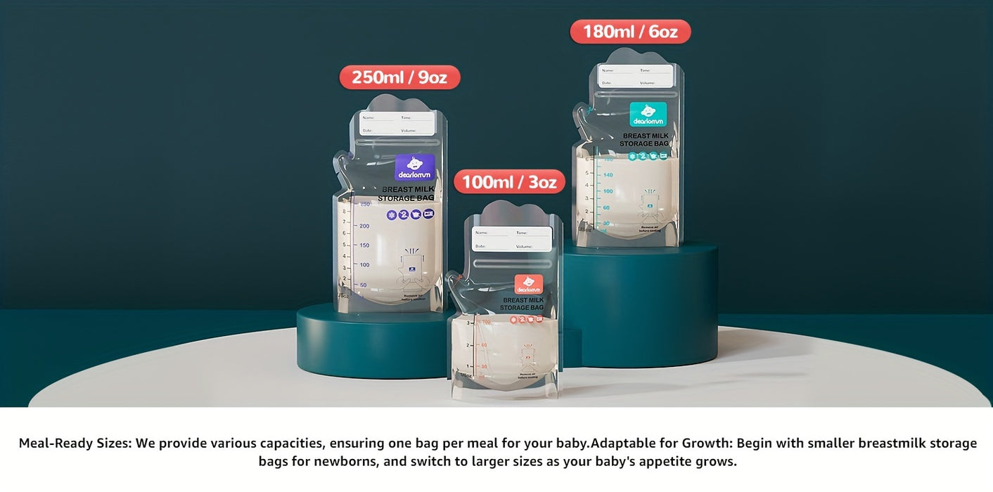 Breast Milk Storage Bags, 3oz Breast Milk Storage Bags and Stand Up Pouch