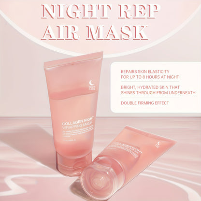 Tyramine Night Mask, Contains Tyramine and Hyaluronic Acid, Collagen, Collagen Mask, Paraben-free, Can Moisturize, Continuous Use Can Improve Skin Quality, Make Skin Feel Smoother, Suitable for Use Before Bed, Suitable for Ho