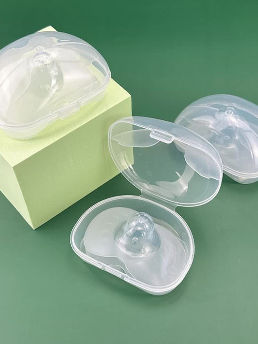 2pcs Breastfeeding Nipple Shields - Butterfly Shaped Silicone Nipple Protectors, Soft Nipple Covers - For Nursing Mothers -  Suitable for Sore or Flat Nipples -  Perfect Gift for New Moms
