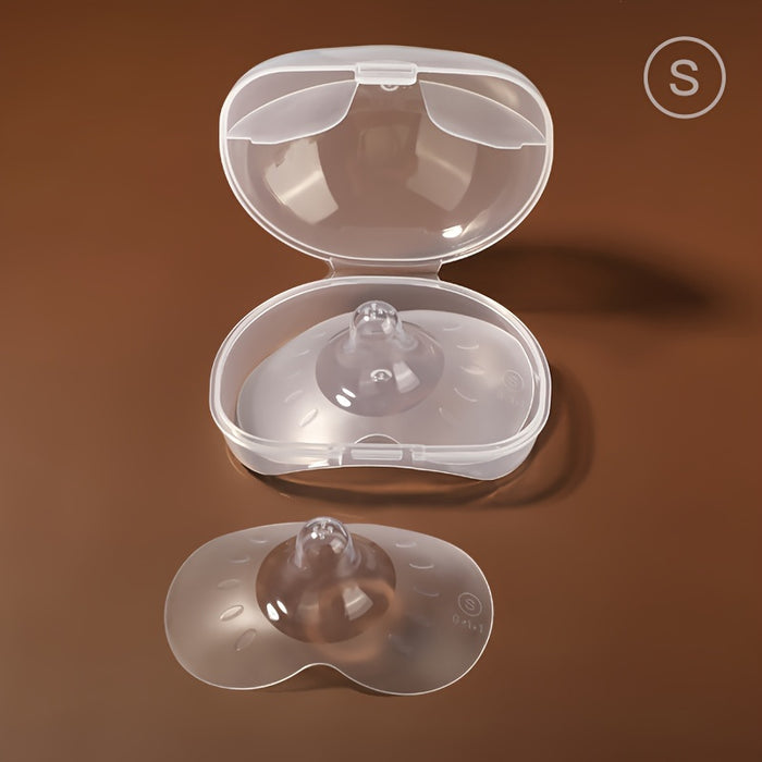 2pcs Breastfeeding Nipple Shields - Butterfly Shaped Silicone Nipple Protectors, Soft Nipple Covers - For Nursing Mothers -  Suitable for Sore or Flat Nipples -  Perfect Gift for New Moms