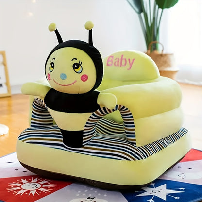 1 Cute Cartoon Youngsters Sofa Chair - Soft, Thickened, Sturdy Green Safe for Youngsters to Safely Learn to Sit And Play - Portable, Space-saving Design